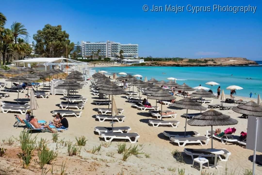 Nissi 3 Pool Access Garden Apartment Agia Napa Exterior foto